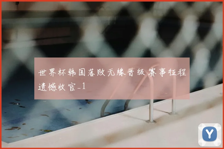 世界杯韩国落败无缘晋级 赛事征程遗憾收官_1