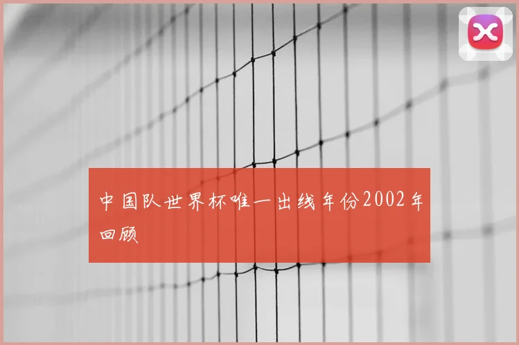 中国队世界杯唯一出线年份2002年回顾