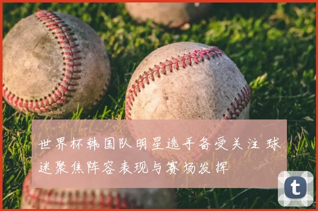 世界杯韩国队明星选手备受关注 球迷聚焦阵容表现与赛场发挥